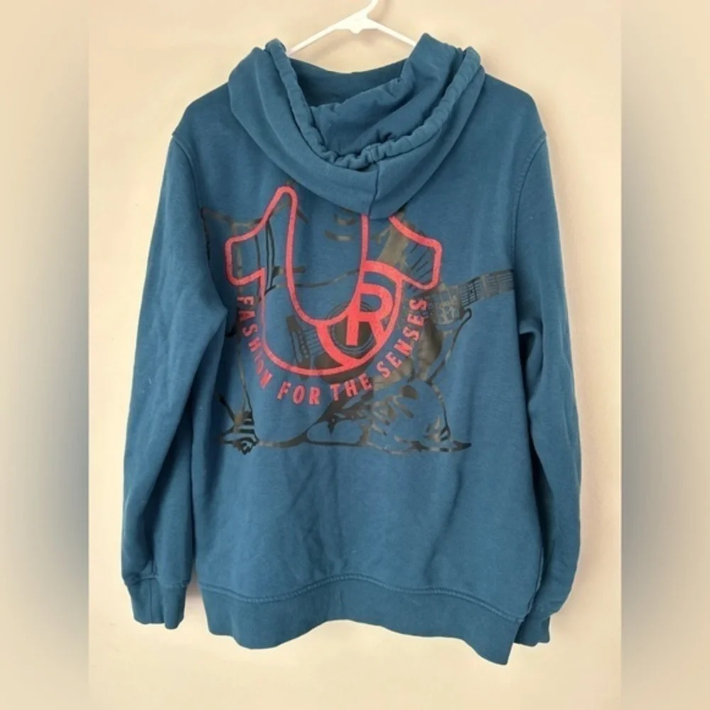 True Religion‎ Navy Hoodie with Logo